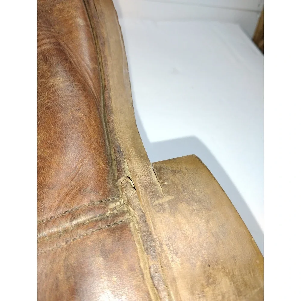Lake Of The Woods Leather Boots Men's 10 D Brown Pull On Oil Resistant